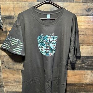 PATRIOTIC DEER CUSTOM TSHIRT